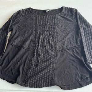 Lucky Brand Black Blouse